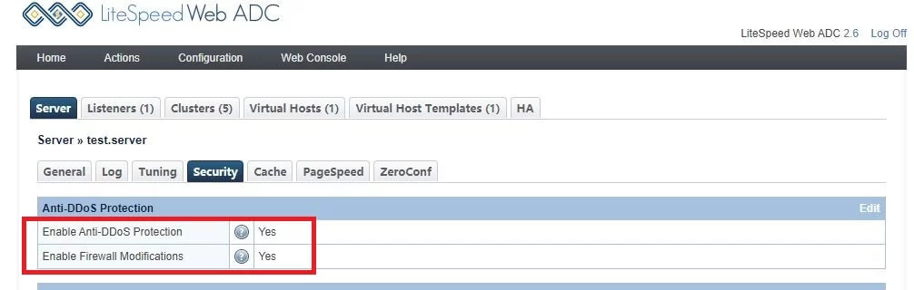 Firewall (WAF) Desteği